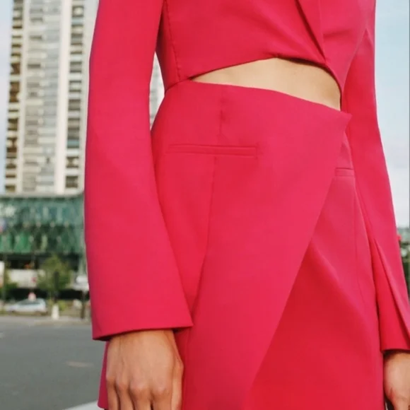 NWT Zara Cut Out Blazer Dress, Size XS - Picture 9 of 13